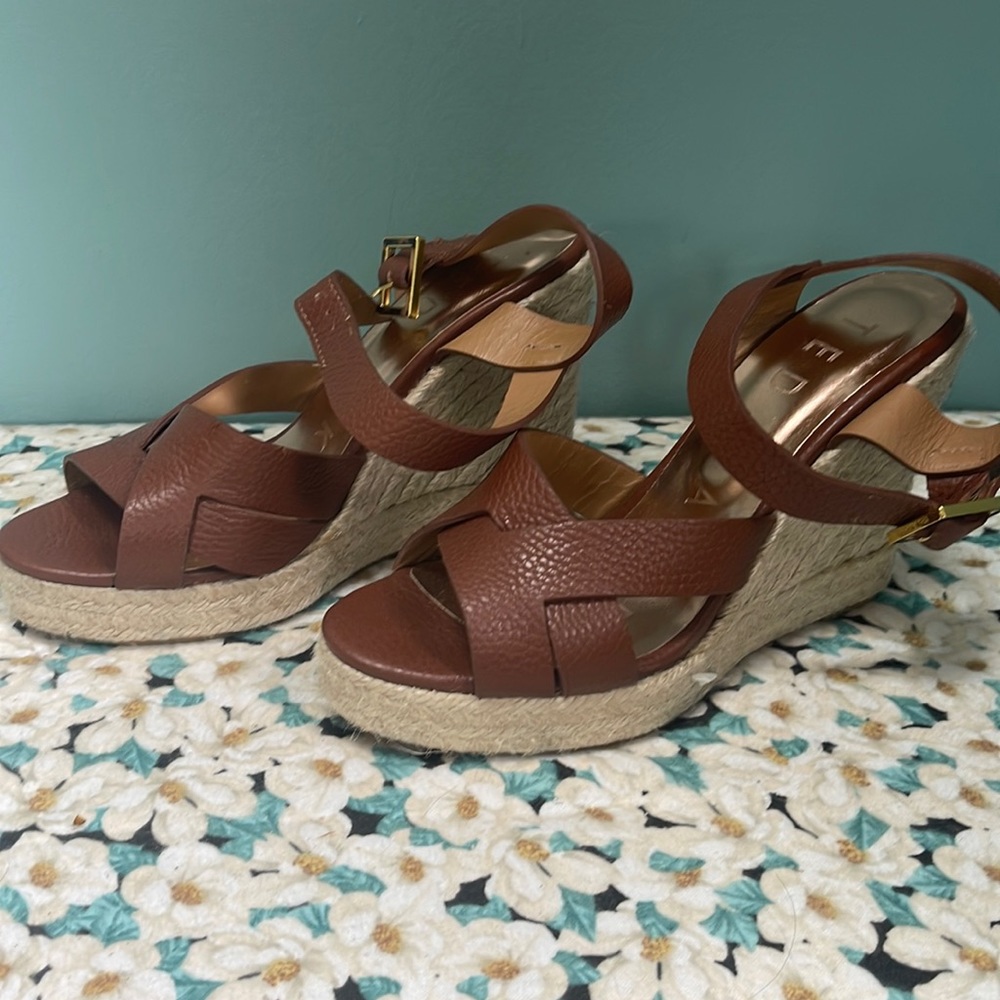 Ted Baker leather espadrilles